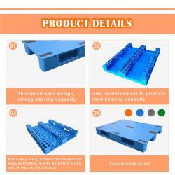 Поддон пластиковый усиленный стальной HDPE для склада (арт. 25-5081551)