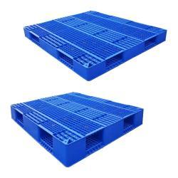 Паллет пластиковый двусторонний усиленный с бортами (арт. 25-5081586)