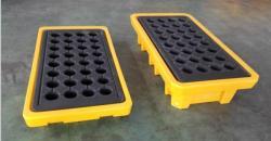 Поддон пластиковый для двух бочек с защитой от разлива (арт. 25-5081593)