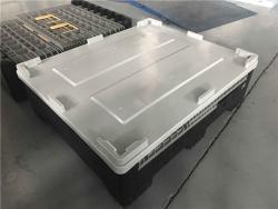 Контейнер пластиковый складной с крышкой и сетчатым дизайном (арт. 25-5081630)