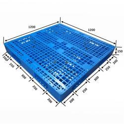Паллет пластиковый синий HDPE 4-сторонний 48x48 дюймов (арт. 25-5081715)
