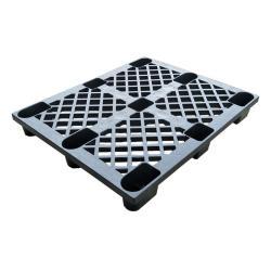 Поддон пластиковый черный для экспорта логистики 4-х сторонний (арт. 25-5081788)