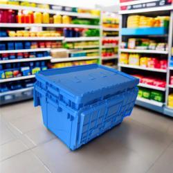 Ящик пластиковый штабелируемый для хранения продуктов (арт. 25-5081801)