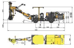 Станок буровой гидравлический для тоннелей KM211 (арт. 25-5082076)