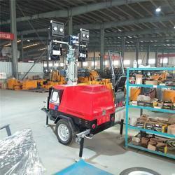 Осветительная башня мобильная 7м 4*400W LED с дизельным генератором (арт. 25-5082430)