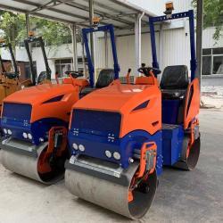 Каток дорожный вибрационный мини с двойным барабаном (арт. 25-5082486)