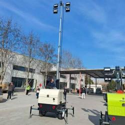 Осветительная башня гидравлическая 9м 4*1000W светодиодная (арт. 25-5082520)