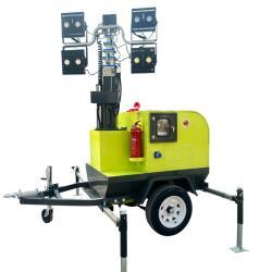 Мачта осветительная LED 4x400W 9M портативная мобильная (арт. 25-5082535)