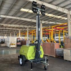 Световая башня мобильная дизельная 9м 4*400W для стройки (арт. 25-5082562)