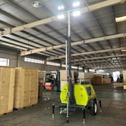 Световая башня мобильная дизельная 9м 4*400W для стройки (арт. 25-5082562)