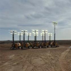 Осветительная башня портативная светодиодная 9 м компактная (арт. 25-5082646)