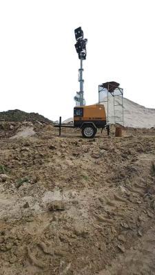 Дизельный генератор осветительная башня 7M 9M мобильная (арт. 25-5082653)