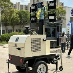 Мачта осветительная дизельная 12кВт 4x400W гидравлическая мобильная (арт. 25-5082672)