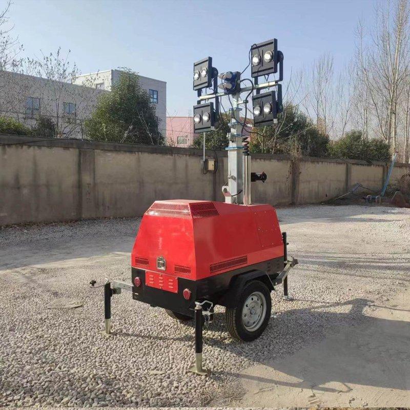 Мобильная осветительная башня с дизельным генератором 5м 7м (арт. 25-5082731)