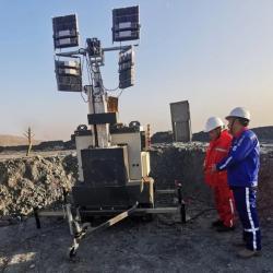 Мачта осветительная гидравлическая 9 м с генератором Kubota (арт. 25-5082752)