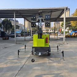 Осветительная башня мобильная с дизельным генератором 1000 Вт*4 (арт. 25-5082834)