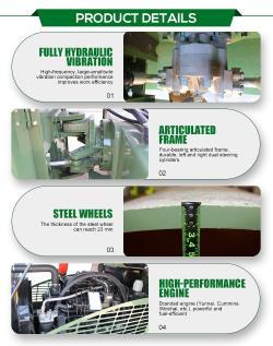 Каток дорожный вибрационный двухвальцовый 8 тонн с двигателем (арт. 25-5082890)