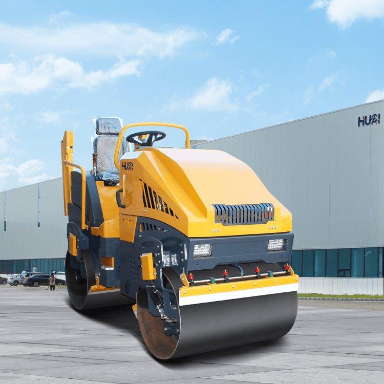 Каток вибрационный дорожный двухвальцовый мини с двигателем (арт. 25-5082932)