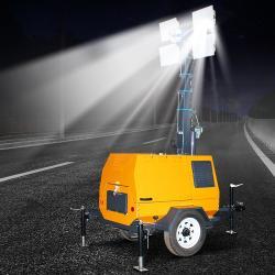 Осветительная мачта 400W 9M с белым LED и дизельным питанием (арт. 25-5082955)