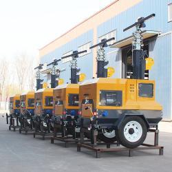 Мобильная световая башня для шахт с дизель-генератором и LED (арт. 25-5082967)