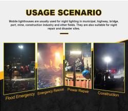 Осветительная башня передвижная LED 9M дизельная (арт. 25-5083013)