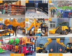 Погрузчик экскаваторный колесный 4 тонны с двигателем и насосом (арт. 25-5083017)