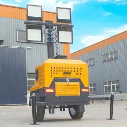 Мобильная световая башня 7 м LED металлогалогенная дизельная (арт. 25-5083027)