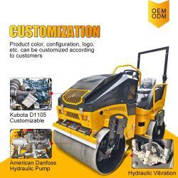 Каток дорожный вибрационный 3000кг двойной барабан Huade (арт. 25-5083088)