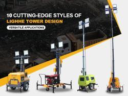 Осветительная башня мобильная LED 9м дизельная генераторная (арт. 25-5083197)