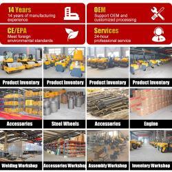 Каток дорожный вибрационный двухвальцовый для асфальта и щебня (арт. 25-5083236)