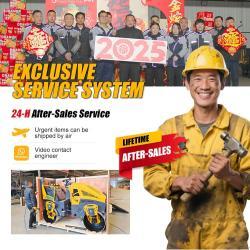 Каток вибрационный мини самоходный 3 тонны двойной барабан (арт. 25-5083255)