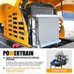 Каток дорожный вибрационный гидравлический с двигателем Huade (арт. 25-5083270)