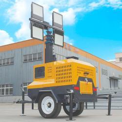 Башня осветительная телескопическая светодиодная с генератором (арт. 25-5083309)