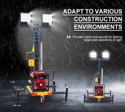Мобильная световая башня LED 400W*2 дизельная 6-9 м (арт. 25-5083356)