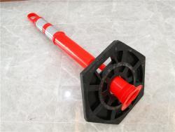 Конус дорожный гибкий с резиновой основой и пружинным постом (арт. 25-5083372)