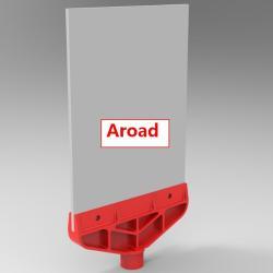 Конус дорожный гибкий ПВХ 70 см для безопасности (арт. 25-5083383)