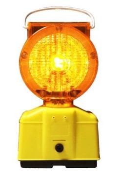 Светофор светодиодный солнечный желтый предупреждающий (арт. 25-5083393)