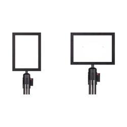 Стойка с выдвижной лентой и держателем табличек A3 A4 (арт. 25-5083403)