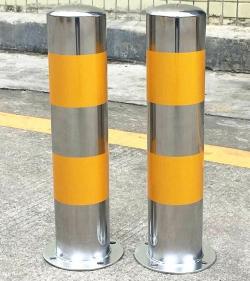 Боллард парковочный стальной с предупреждающей лентой (арт. 25-5083426)