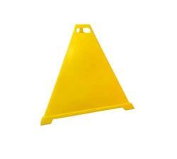 Конус дорожный предупреждающий пирамидальный желтый PE (арт. 25-5083468)