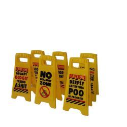 Знаки предупреждающие мини пластиковые для трафика (арт. 25-5083491)