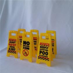 Знаки предупреждающие мини пластиковые для трафика (арт. 25-5083491)