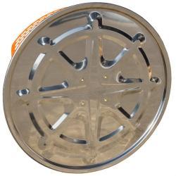 Зеркало дорожное выпуклое стальное 600мм для безопасности (арт. 25-5083503)