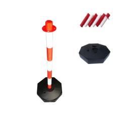 Столбик сигнальный дорожный водоналивной красно-белый (арт. 25-5083524)