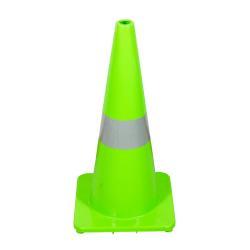 Конусы дорожные 28 зеленые для безопасности движения (арт. 25-5083562)