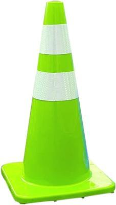 Конусы дорожные 28 зеленые для безопасности движения (арт. 25-5083562)