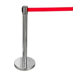Барьер ленточный выдвижной стальной для контроля толпы (арт. 25-5083576)