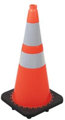 Конус дорожный гибкий ПВХ 70см 3.2кг безопасности (арт. 25-5083590)