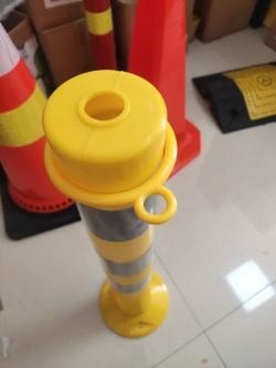 Столбик гибкий дорожный пластиковый 75см желтый (арт. 25-5083594)