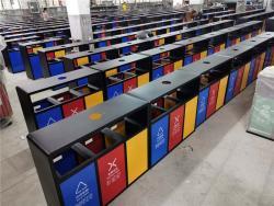 Урна металлическая черная для офиса и улицы коммерческая (арт. 25-5083602)